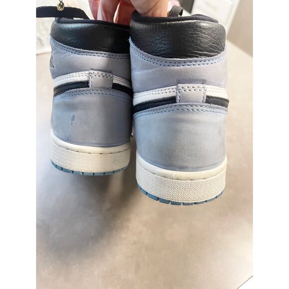 Nike Air Jordan 1 High University Blue Leather Hightop Sneakers Sz 8 - Picture 8 of 10